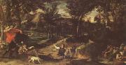 Annibale Carracci Hunting (mk05) oil painting reproduction